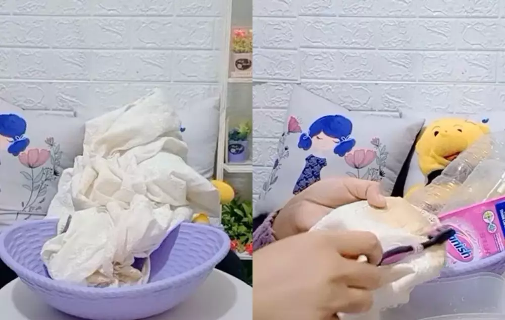 hilangkan noda kuning mukena tambah 1 bahan dapur © berbagai sumber