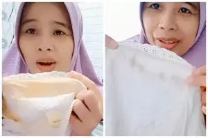 Cara agar mukena kotor kuning jadi putih bersih lagi tanpa disikat dan dikucek, tambah 1 bahan dapur