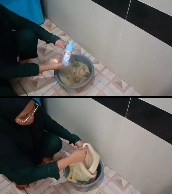 cara bersihkan handuk dekil jadi bersih seperti baru © 2025 YouTube