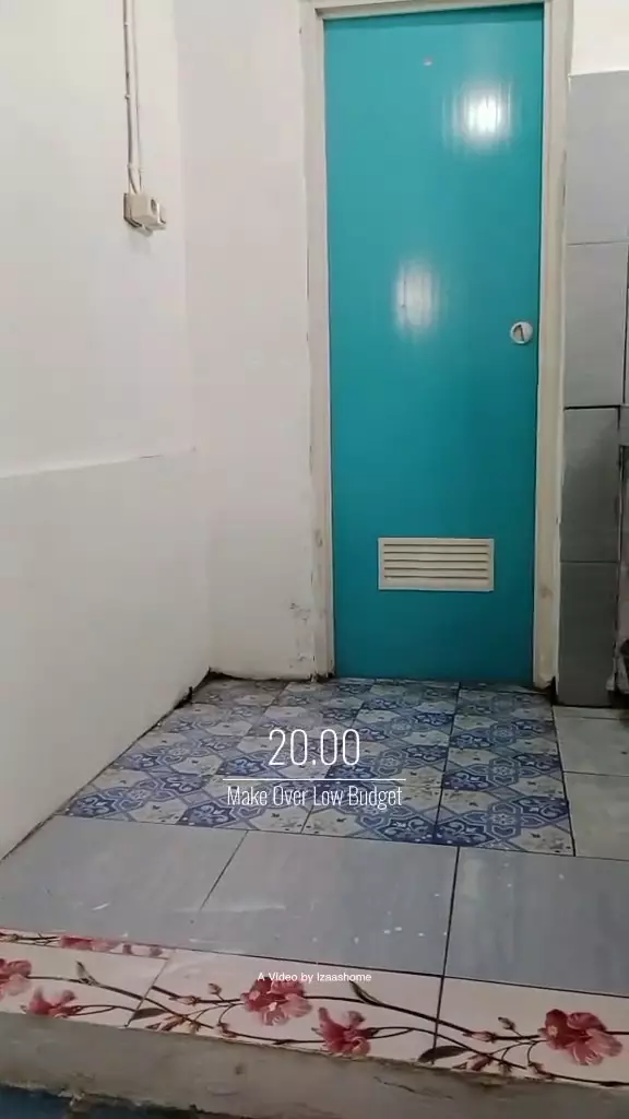 makeover dapur mungil mepet kamar mandi jadi estetik © 2025 TikTok