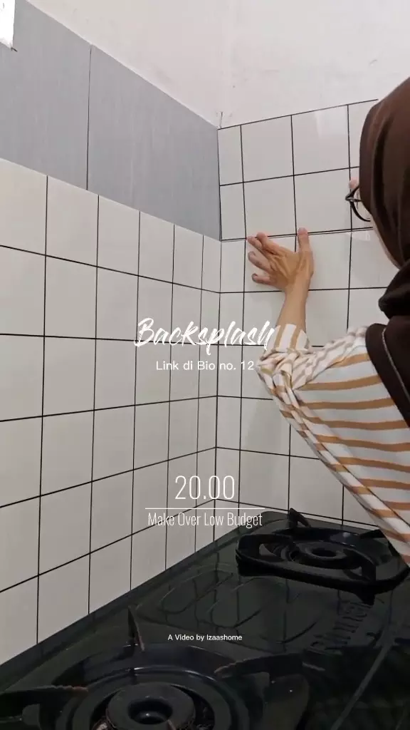 makeover dapur mungil mepet kamar mandi jadi estetik © 2025 TikTok