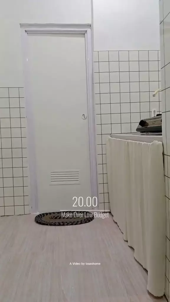 makeover dapur mungil mepet kamar mandi jadi estetik © 2025 TikTok