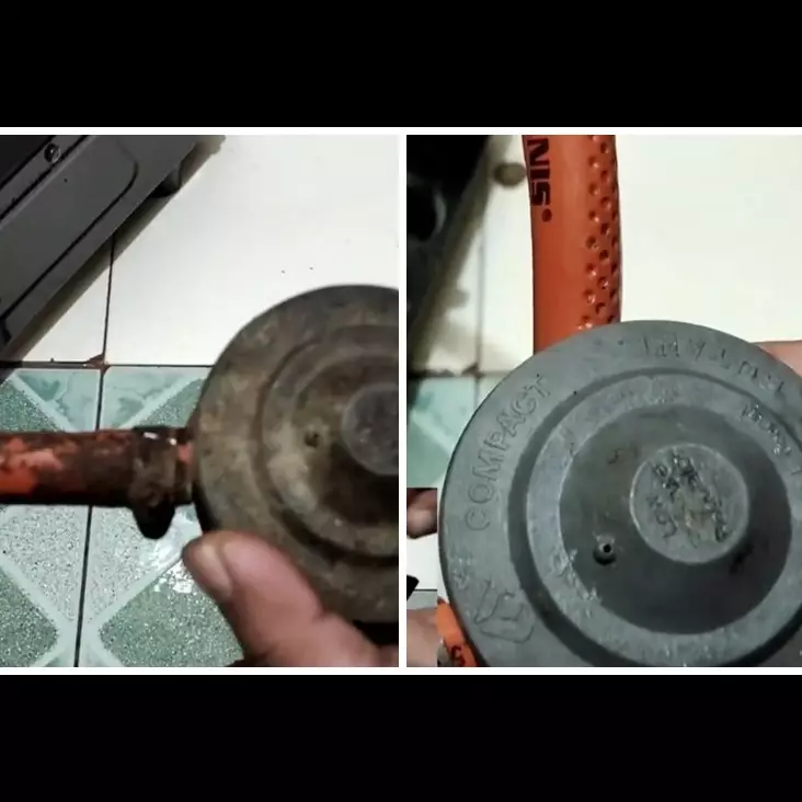 Cara mudah bersihkan selang gas LPG berkerak kurang dari 5 menit, kinclong lagi seperti baru beli