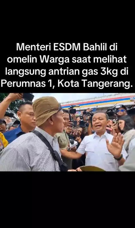 Bahlil Lahadalia diomeli bapak-bapak © TikTok Bahlil Lahadalia diomeli bapak-bapak © TikTok