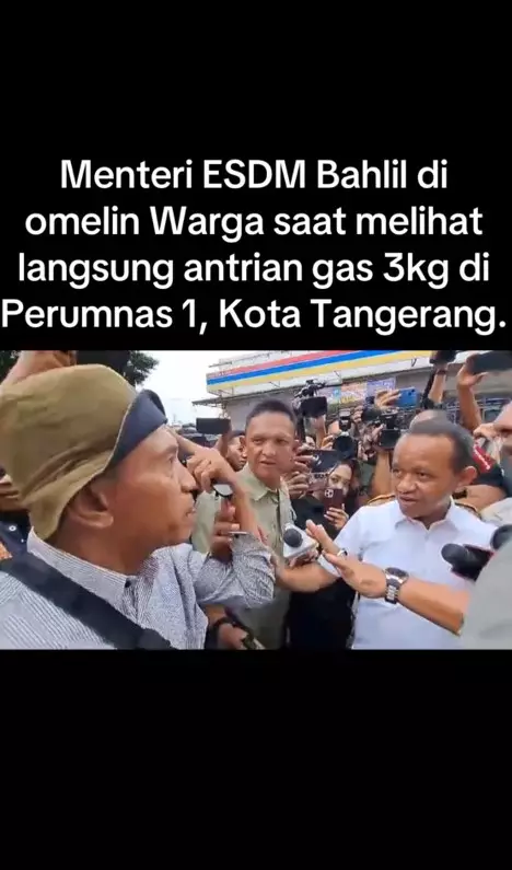 Bahlil Lahadalia diomeli bapak-bapak © TikTok Bahlil Lahadalia diomeli bapak-bapak © TikTok