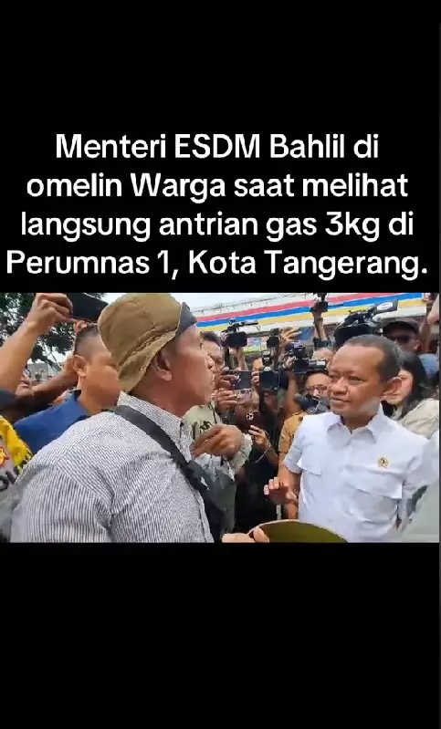 Bahlil Lahadalia diomeli bapak-bapak © TikTok Bahlil Lahadalia diomeli bapak-bapak © TikTok