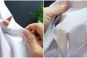 Trik mudah menambal baju robek ini cepat tanpa repot dijahit, cuma pakai 1 alat sederhana