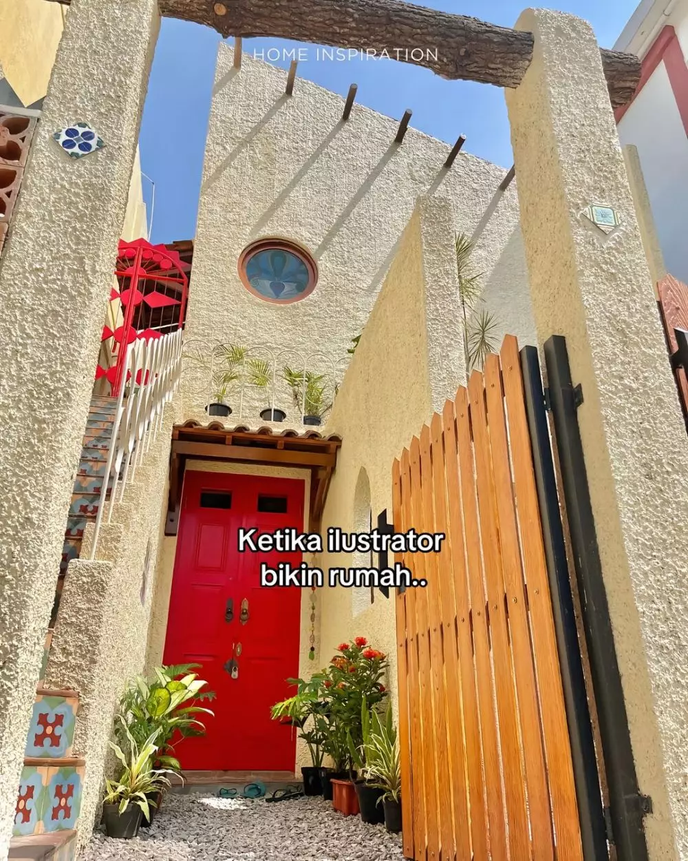 interior rumah ramping serasa negeri dongeng © TikTok