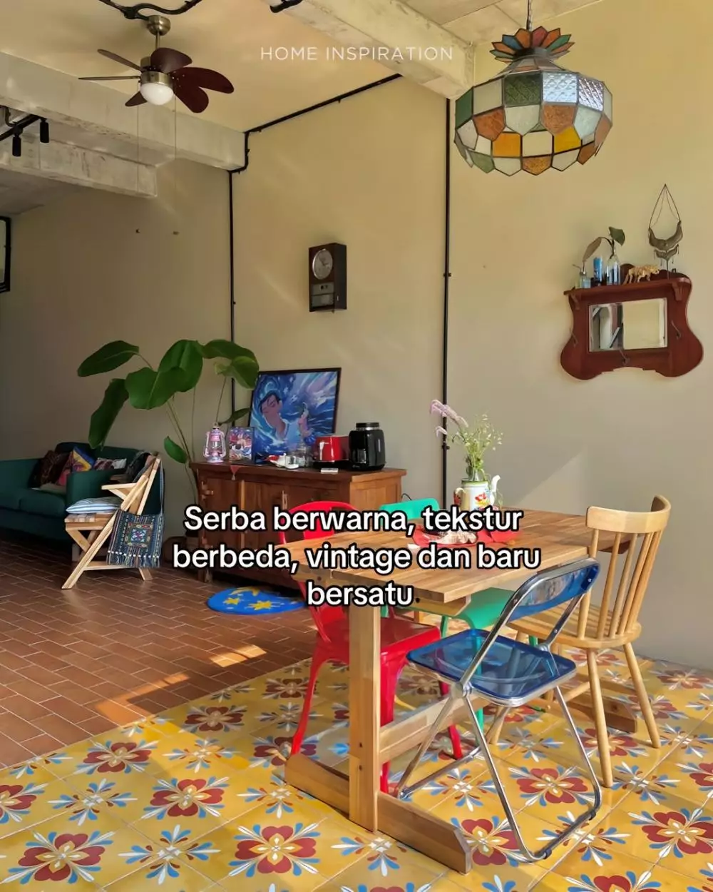 interior rumah ramping serasa negeri dongeng © TikTok