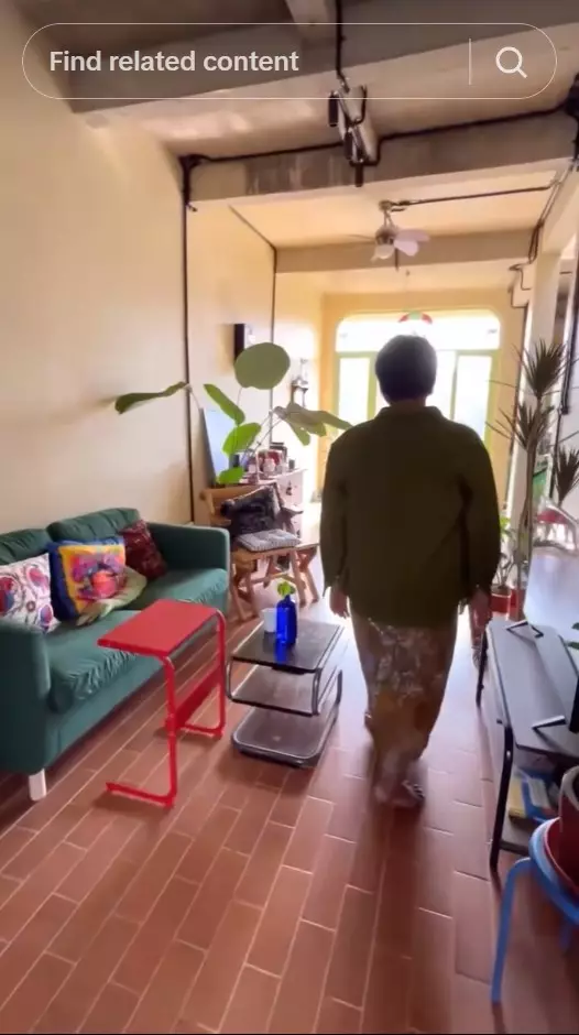 interior rumah ramping serasa negeri dongeng © TikTok
