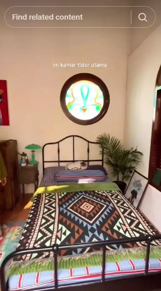 interior rumah ramping serasa negeri dongeng © TikTok
