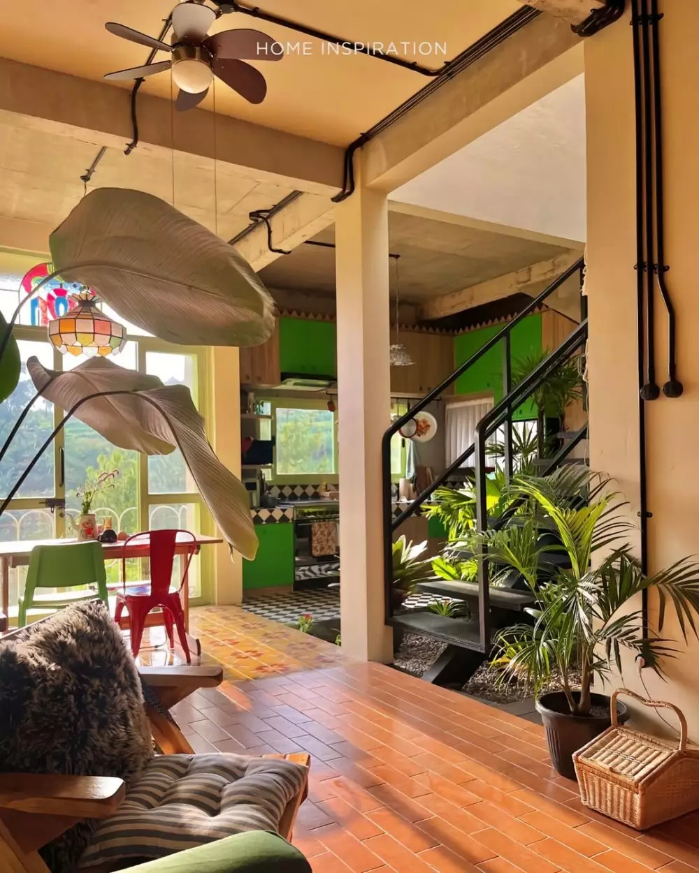 interior rumah ramping serasa negeri dongeng © TikTok