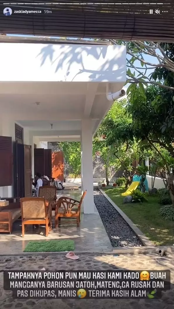 potret teras rumah zaskia adya mecca di jogja © berbagai sumber potret teras rumah zaskia adya mecca di jogja © berbagai sumber