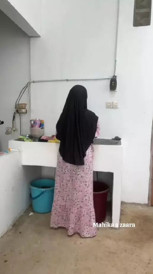 dapur beralas semen interiornya antimainstream © TikTok