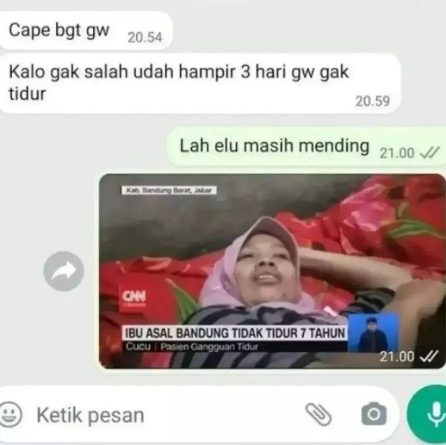 Chat teman bikin geregetan pol Berbagai sumber