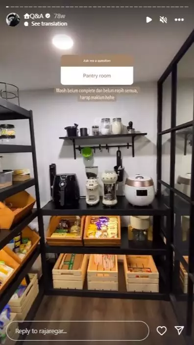 dapur alika islamadina © Instagram