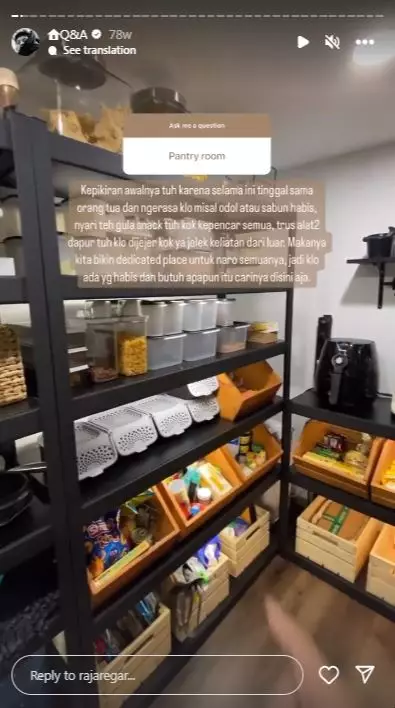 dapur alika islamadina © Instagram