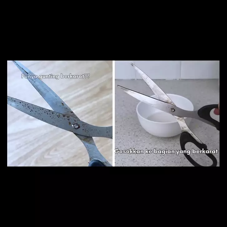 Trik mudah atasi gunting lama tumpul dan berkerak jadi setajam silet lagi, jangan cuma diasah