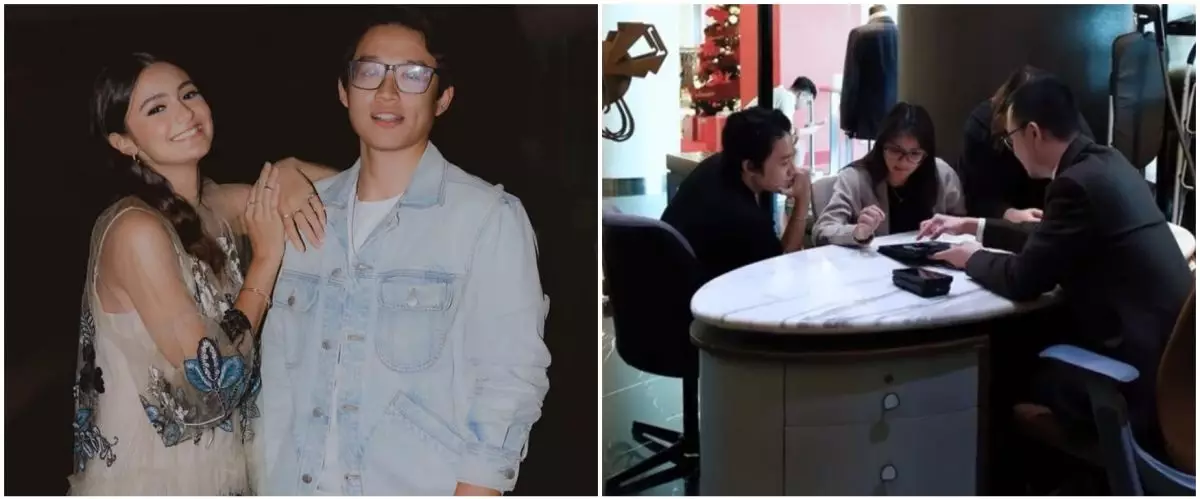 Diduga segera menikah, 9 momen Amanda Rawles dan Adriel Susanteo fitting baju ini tuai sorotan