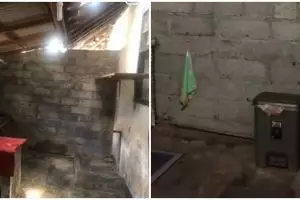 7 Potret makeover dapur jadul dinding batako dari buluk jadi estetik ala Korea, hasilnya bikin mupeng