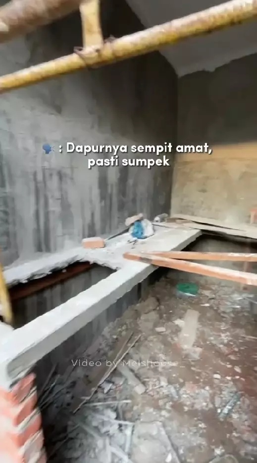 makeover dapur diejek sempit pol © TikTok makeover dapur diejek sempit pol © TikTok