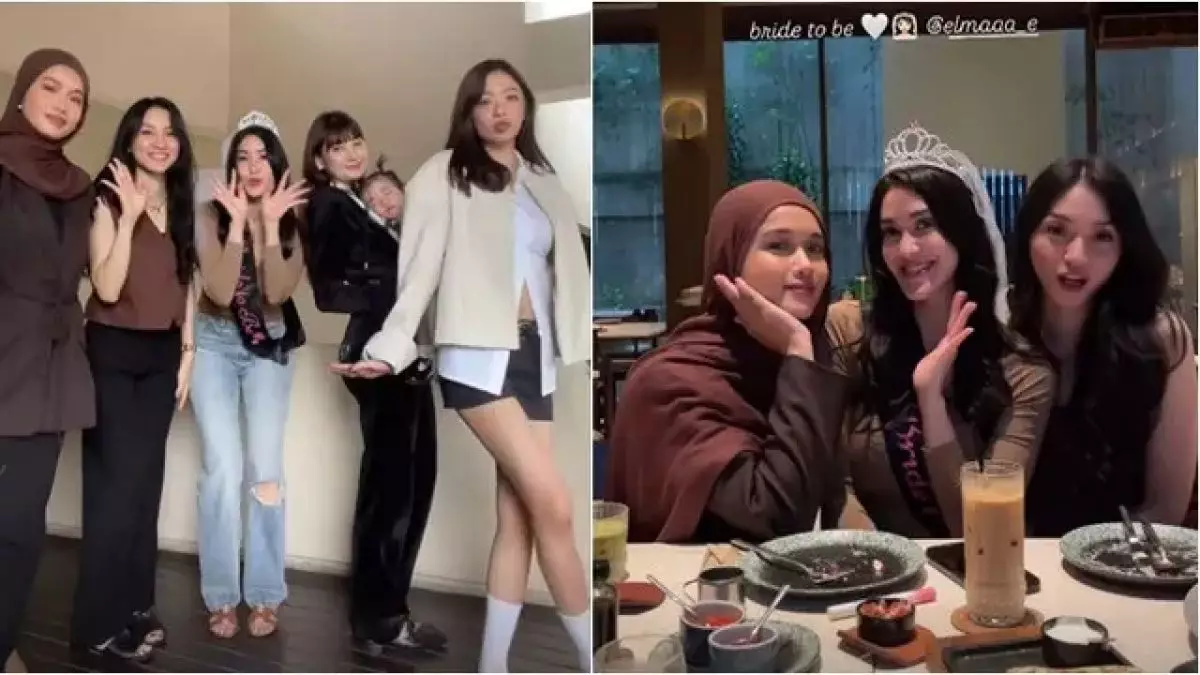 6 Potret keseruan bridal shower Elma Agustin, jadi ajang reuni girlband Princess