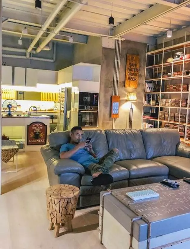 potret dapur rio febrian ala warung kopi © instagram