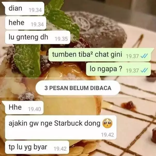 Chat lucu niatnya basa-basi doang Berbagai sumber Chat lucu niatnya basa-basi doang Berbagai sumber