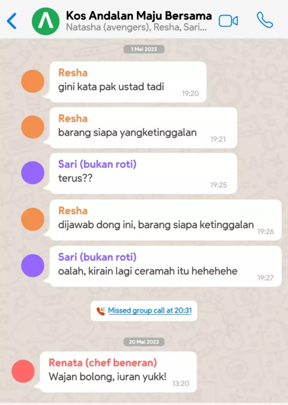 chat grup kos-kosan berbagai sumber chat grup kos-kosan berbagai sumber