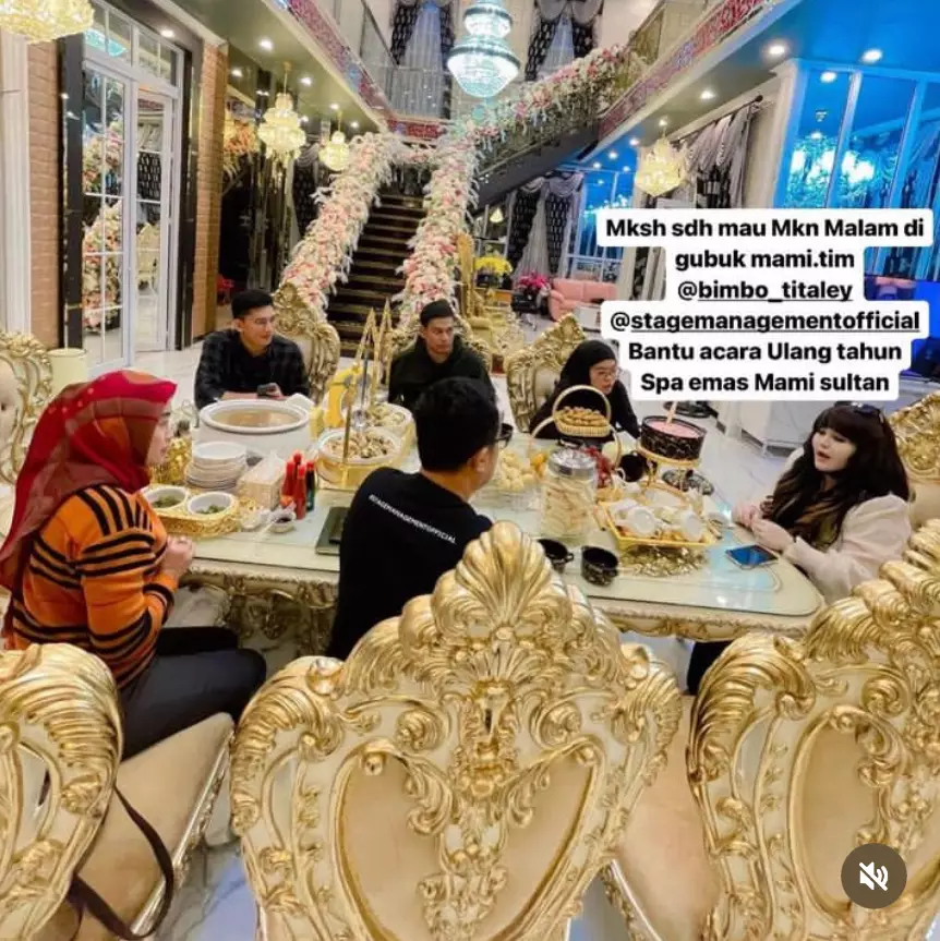 ruang makan Mami Sultan Instagram ruang makan Mami Sultan Instagram