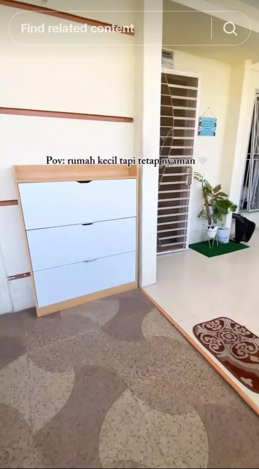 rumah subsidi interiornya antimainstream © TikTok