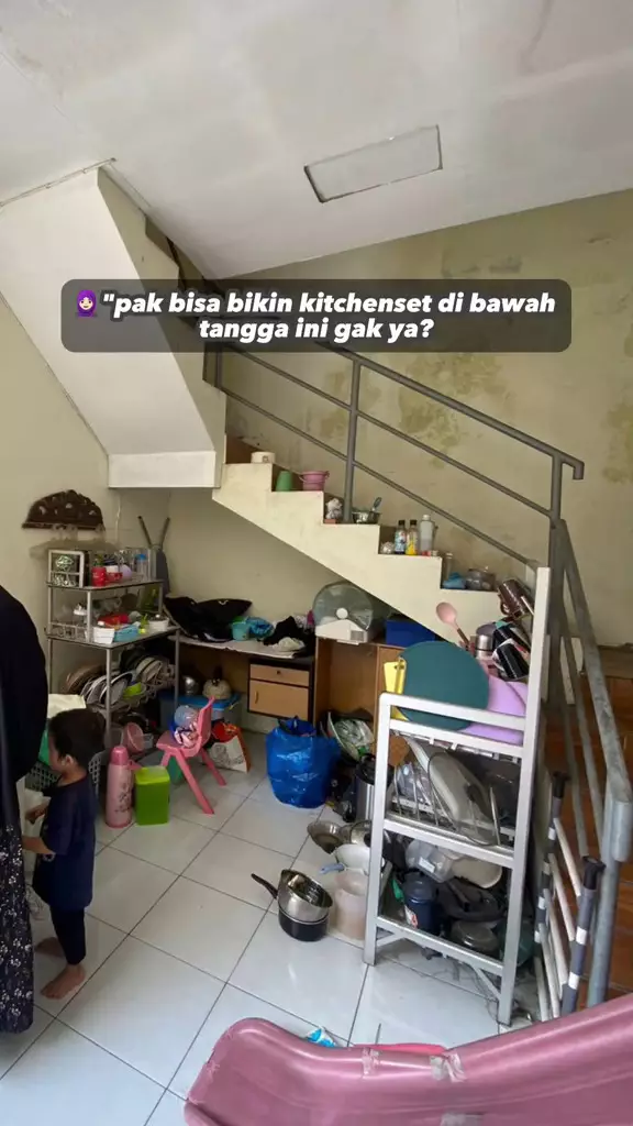dapur minimalis kolong tangga jadi mewah  © 2025 TikTok dapur minimalis kolong tangga jadi mewah  © 2025 TikTok
