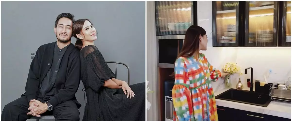 Kini sibuk dampingi Jeje Govinda jadi bupati, begini 11 potret dapur mewah Syahnaz yang jarang dipakai