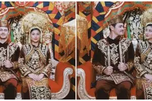 Unggah kebersamaan bareng Awkarin pakai baju adat Minang, Abyakta tulis caption yang menyentuh hati