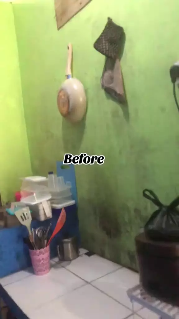 dapur kos buluk segaris jadi estetik tanpa kitchen set © 2025 TikTok