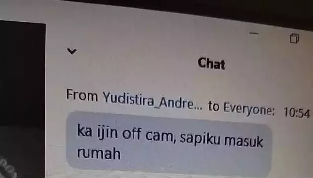 Chat lucu saat zoom meeting Berbagai sumber Chat lucu saat zoom meeting Berbagai sumber