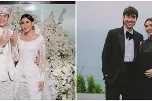 9 Potret deretan artis di pernikahan Angga Yunanda dan Shenina Cinnamon, kompak pakai dresscode hitam