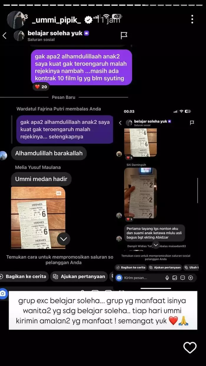 umi pipik pamer kontrak film terbaru abidzar © 2025 Instagram umi pipik pamer kontrak film terbaru abidzar © 2025 Instagram