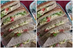 Resep sandwich telur mayo sederhana, menu sahur yang bikin kenyang