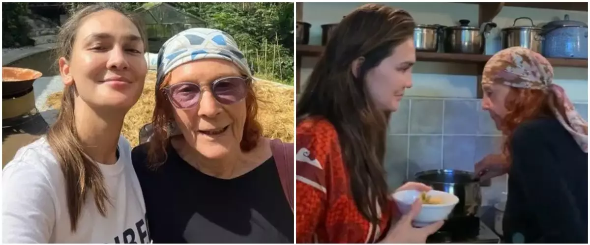 Sederhana tanpa kitchen set, intip 9 potret dapur ibunda Luna Maya di Bali dikelilingi sawah