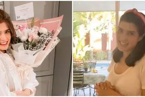 Huniannya mewah, intip 9 potret dapur Carissa Puteri di Australia ini pemandangannya langsung taman