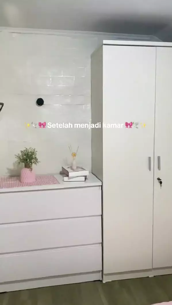 kamar tidur estetik di atap rumah © TikTok