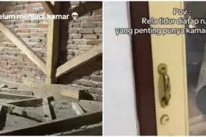 Wanita ini bikin kamar tidur estetik di atap rumah, 9 potretnya malah bikin netizen merinding