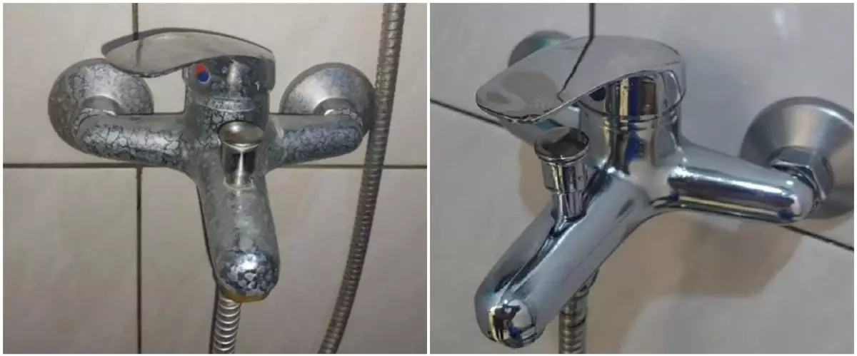 Trik jitu menghilangkan kerak membandel kran kamar mandi, kembali bersih cuma pakai 2 bahan dapur