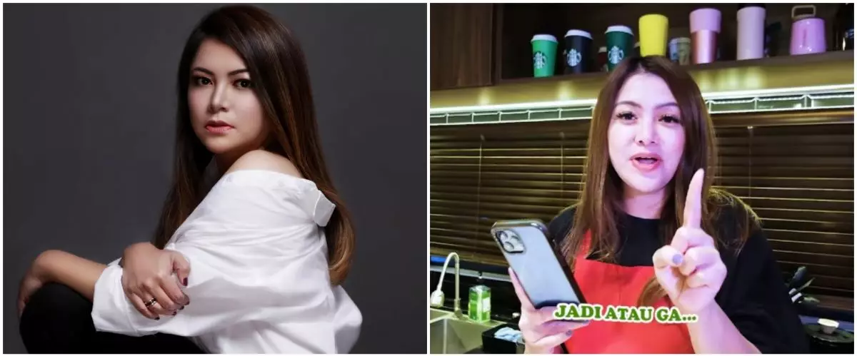 Dapurnya bak kafe bar tapi jarang dipakai, 9 tempat masak Wina Natalia ini elegan serba warna gelap