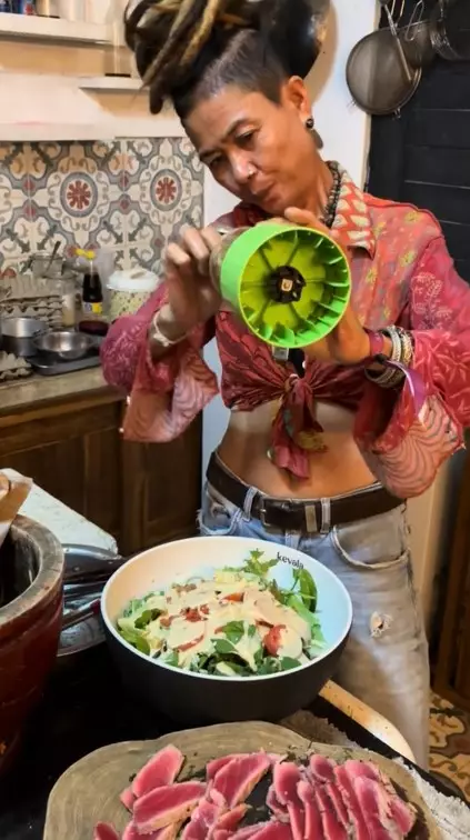 dapur mertua Jennifer Coppen © TikTok