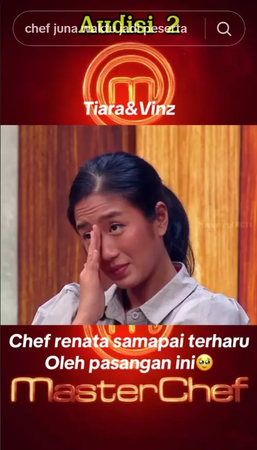 Peserta MasterChef 12 ini rela dieliminasi © TikTok Peserta MasterChef 12 ini rela dieliminasi © TikTok