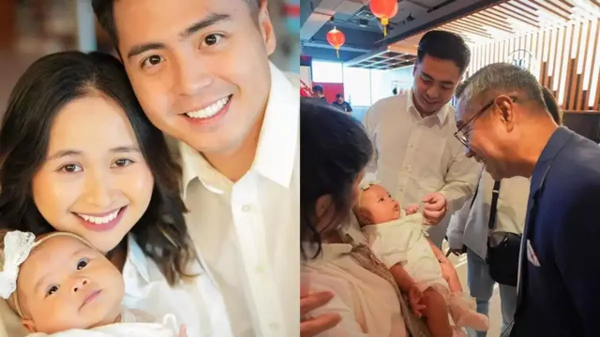 7 Potret Gritte Agatha jalani penyerahan anak ke gereja, komitmen didik anak sesuai ajaran Tuhan