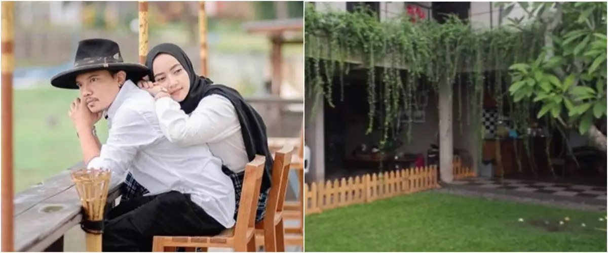 Artis tapi tak gengsi punya rumah mepet sawah, 9 potret dapur kayu Cella Kotak langsung hadap taman