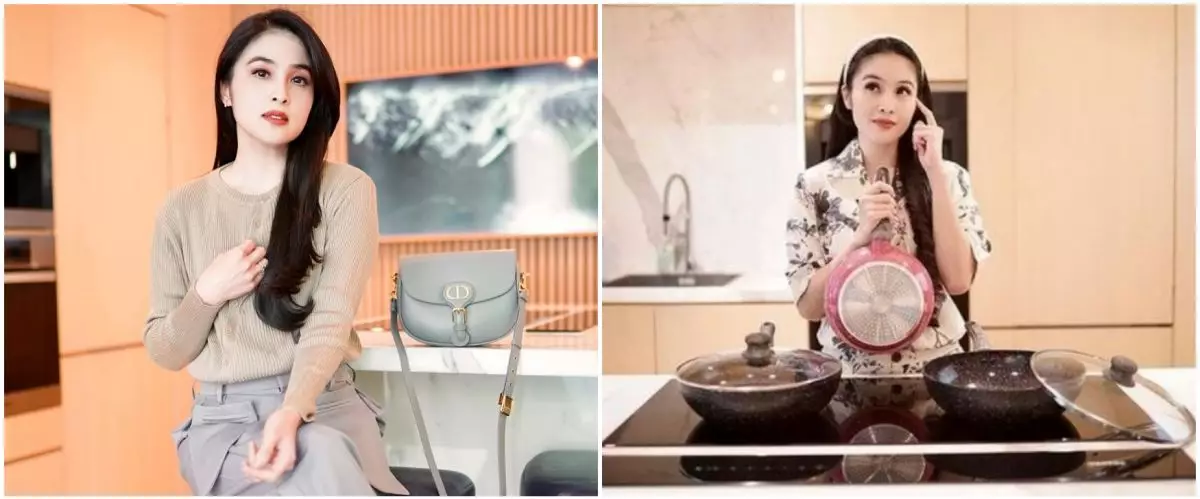 Ada private bar di rumah kisaran Rp271 M, 11 potret dapur Sandra Dewi ini mewah tapi tak dipakai masak